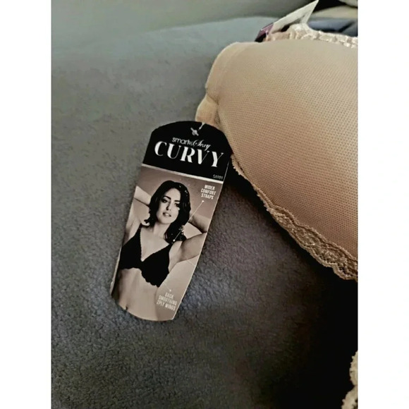 NWT Smart & Sexy Full Support Light Lined Bra Beige In The Buff Size 38DD New - Picture 6 of 6